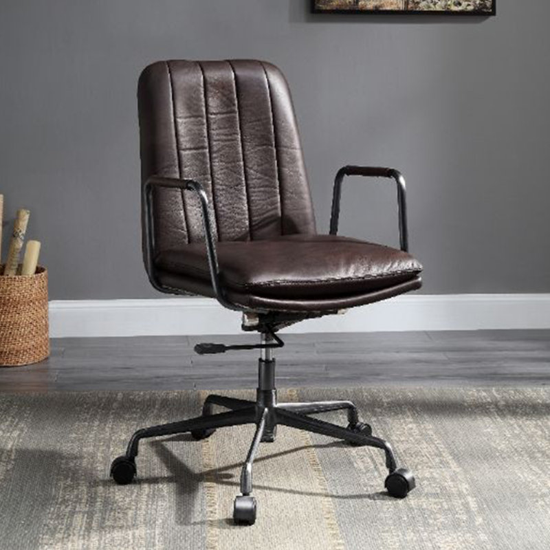 Simple Relax Top Grain Genuine Leather Conference Chair Wayfair